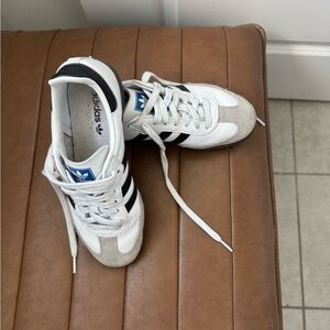 adidas White and Black Athletic Shoes